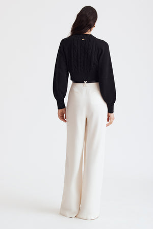 Rita Cotton Cropped Cardigan - Toccin