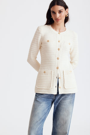 Constance Crew Neck Jacket - Toccin
