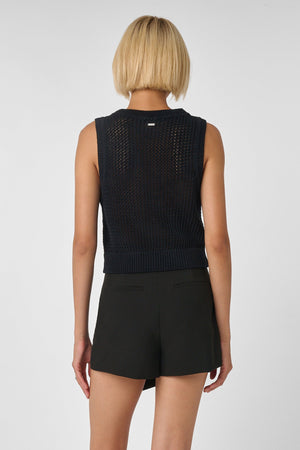 Izzy Sleeveless Tank Black - Toccin