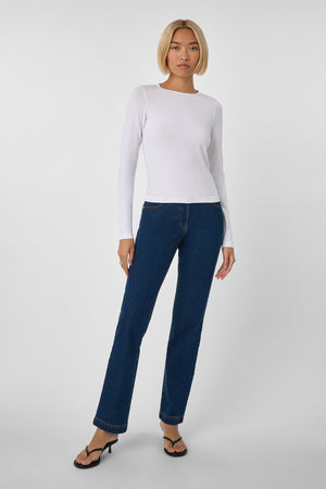 Cynthia Cigarette Jean Mid Wash - Toccin