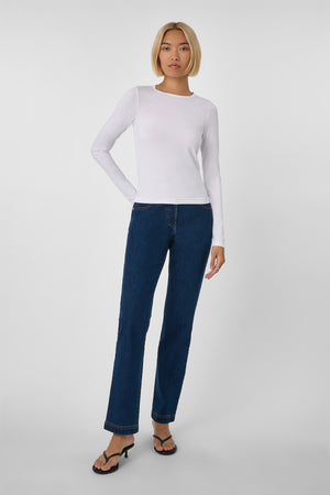 Jenna Long Sleeve Top Optic - Toccin