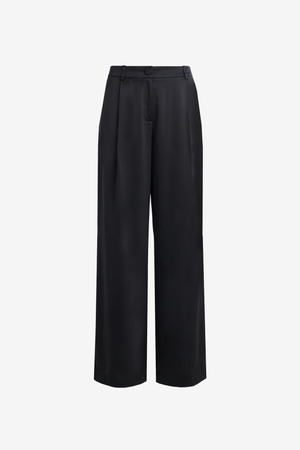 SOLARA PLEATED WIDE LEG TROUSER - Toccin