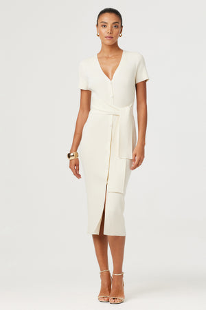 Agnes Tie Front Dress - Toccin