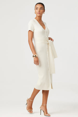 Agnes Tie Front Dress - Toccin