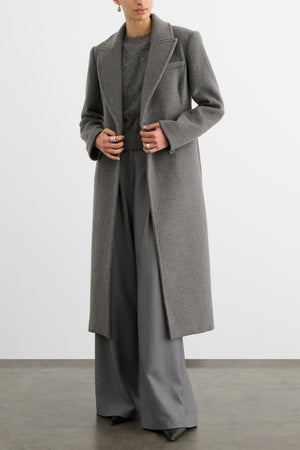 BOSTON SCULPTED DOUBLE BREASTED COAT