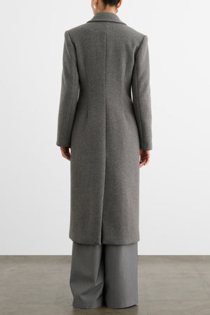 BOSTON SCULPTED DOUBLE BREASTED COAT