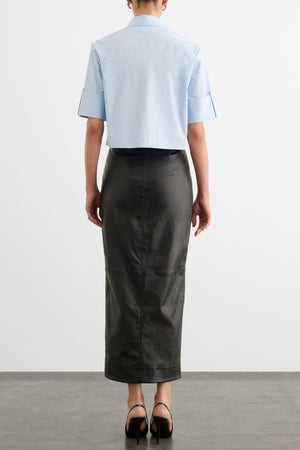 BROOKS CROPPED BUTTON DOWN