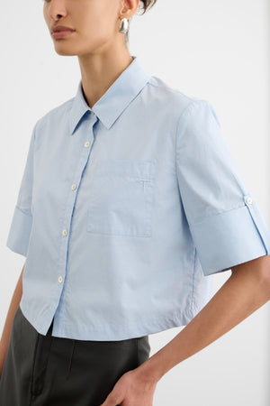BROOKS CROPPED BUTTON DOWN