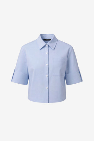 BROOKS CROPPED BUTTON DOWN