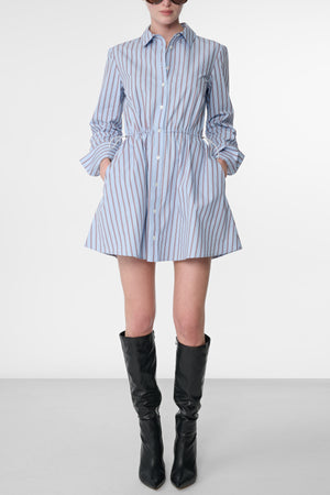 KIRBY LONG SLEEVE MINI SHIRT DRESS