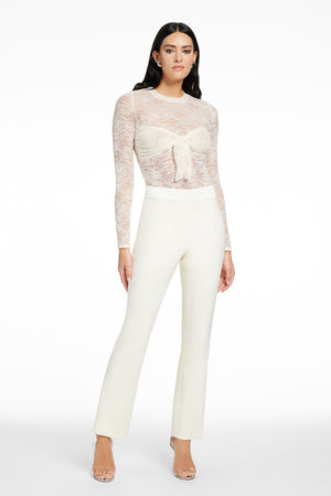 CARMELA CIGARETTE TUXEDO PANT