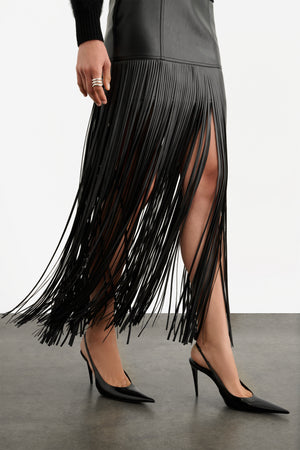 SOREN MINI SKIRT WITH FRINGE