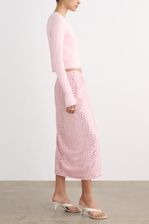 DARIA COMBO WRAP SKIRT