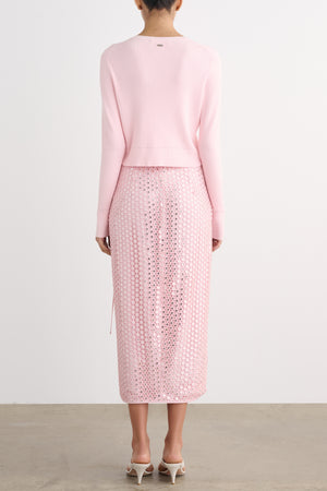 DARIA COMBO WRAP SKIRT