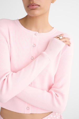 ZOE CLASSIC CROPPED CARDIGAN