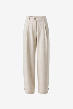 ELOWEN PLEATED PANT WITH ANKLE TIE