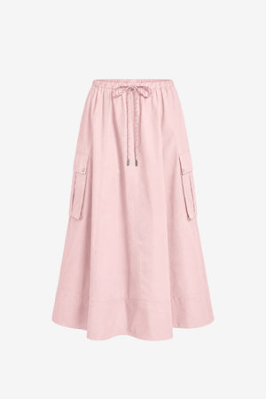 ELODIE DRAWSTRING CARGO SKIRT - Toccin