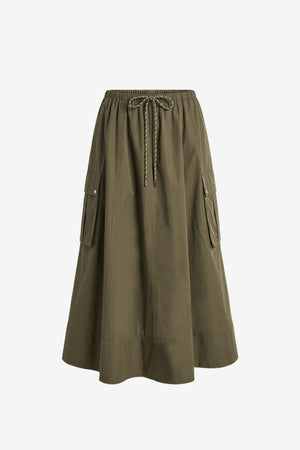 ELODIE DRAWSTRING CARGO SKIRT