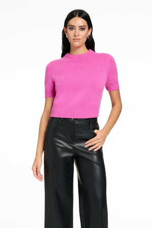 ELISE SHORT SLEEVE SWEATER - Toccin