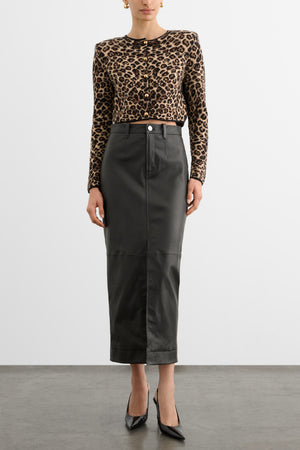 INDIRA CROPPED CARDIGAN