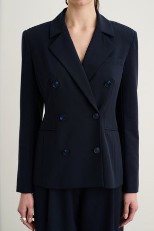 JAZMIN DOUBLE BREASTED BLAZER - Toccin