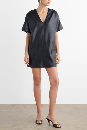 JENNIFER DROP SHOULDER MINI DRESS