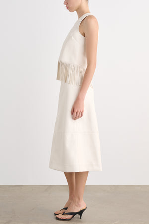 JULIANA RACER TOP WITH FRINGE - Toccin
