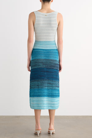 JUSTINE V-NECK MIDI DRESS