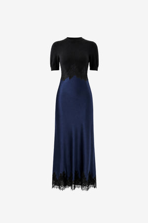 KAYA COMBO MIDI DRESS