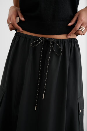 ELODIE DRAWSTRING CARGO SKIRT