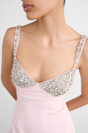 LUXE SCULPTED MINI DRESS - Toccin