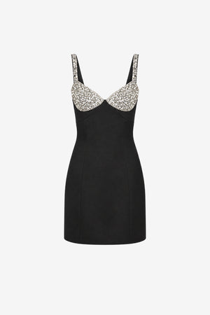 LUXE SCULPTED MINI DRESS - Toccin