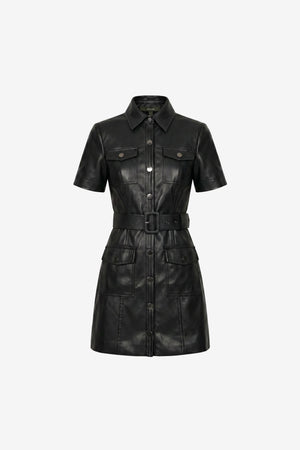 Toccin | Lydia Short Sleeve Snap Front Dress