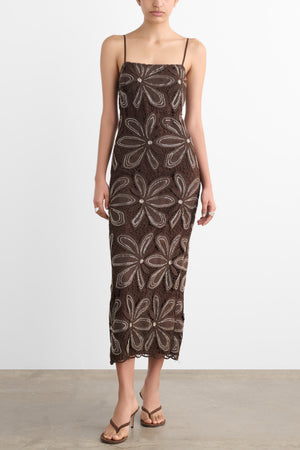 MAGDALENA CAMI MIDI DRESS - Toccin