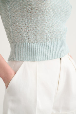 MERRYN SHORT SLEEVE SWEATER - Toccin