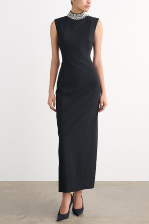 MILAN MOCK NECK GOWN - Toccin