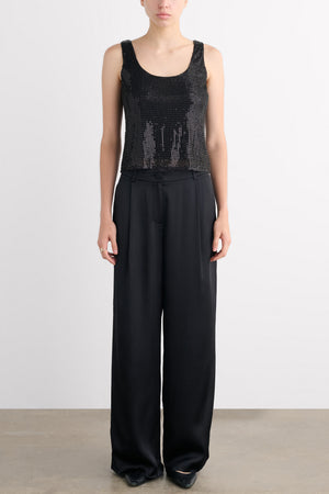 MOIRA SCOOP NECK TANK - Toccin