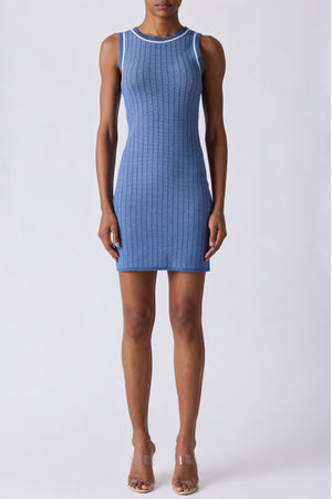 PATTY CREW NECK MINI DRESS