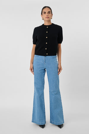 PIPPA SHORT SLEEVE CARDIGAN - Toccin