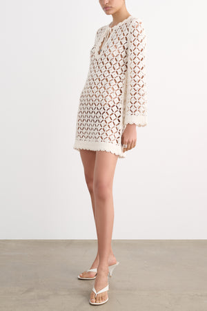 RAYA SHIFT MINI DRESS - Toccin
