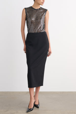 SIMONE CREW NECK SHELL - Toccin