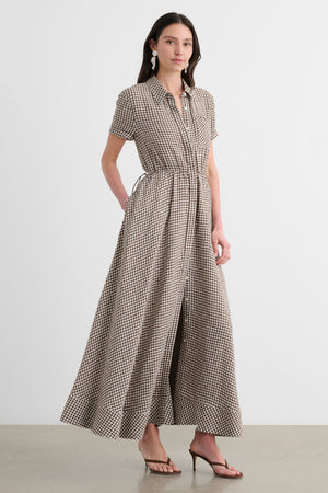 MAGGIE SHORT SLEEVE SHIRT DRESS