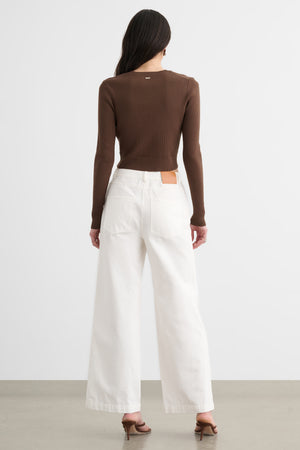 ZOE CLASSIC CROPPED CARDIGAN - Toccin