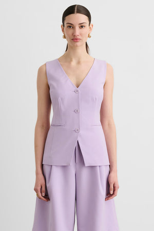 TIBBIE THREE-BUTTON VEST - Toccin