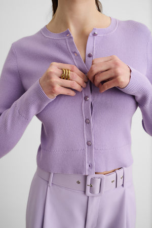 ZOE CLASSIC CROPPED CARDIGAN - Toccin