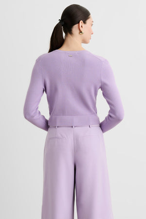 ZOE CLASSIC CROPPED CARDIGAN - Toccin