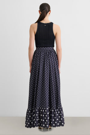 GOLDIE TIERED MAXI SKIRT - Toccin