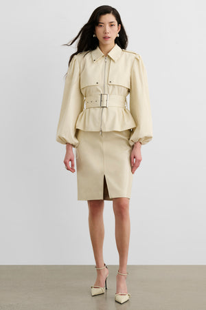 NOELLE KNEE LENGTH PENCIL SKIRT - POS - Toccin