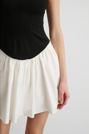 Felicie Drop Waist Corset Mini Dress | Toccin
