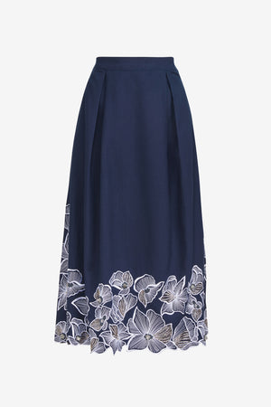 STACY MIDI SKIRT - POS - Toccin